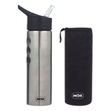 Garrafa Agua De Aço Inox 750ml Sport To Go Squeeze  Com Capa