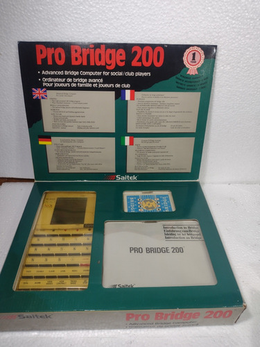 Brinquedo Antigo Jogo Cartas Pro Bridge 200 Saitek No Estado