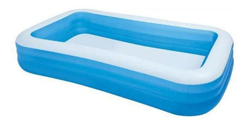 Piscina Inflável Retangular 1000 Litros Azul Intex #58484