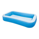 Piscina Inflável Retangular 1000 Litros Azul Intex #58484