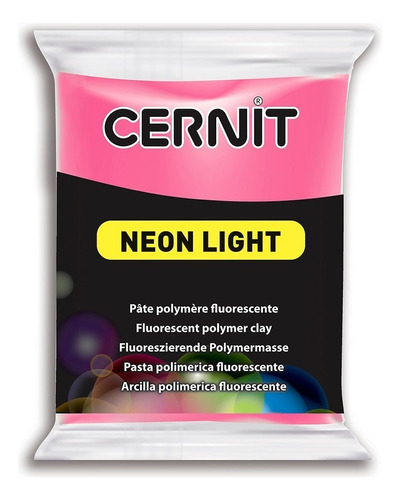 Cernit Neon Light Arcilla Polimérica 56 G Colores A Elección Color Fucsia