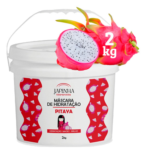 Máscara Hidratação Máxima Pitaya Japinha 2kg Profissional