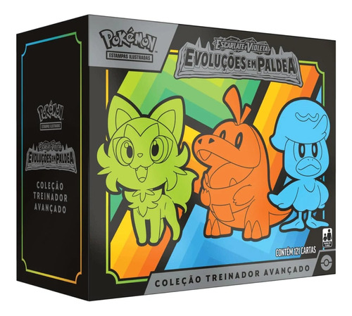 Pokémon Box Treinador Avançado Evoluções Em Paldea Pikachu