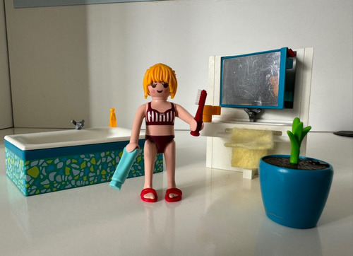 Playmobil - Set De Baño Moderno 5577