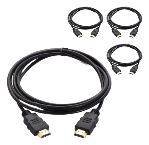 Pack X5 Unidades Cable Hdmi 1,5 Mts 