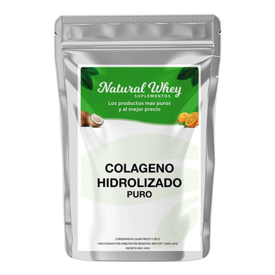 Colágeno Hidrolizado Natural Whey Suplementos Sin Sabor 250g Polvo | MercadoLibre