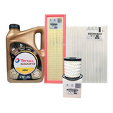 Kit 3 Filtros + Aceite Quartz 9000 Peugeot 301 1.6 16v Nafta