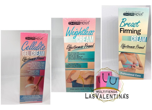 Pack De 3 Cremas, Reductoras, Celulitis, Reafirmante.