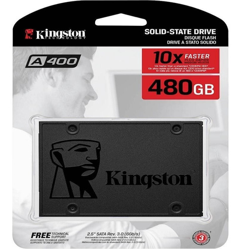 Disco Duro Ssd Kingston 480gb Sata3 2.5 7mm 500-450mbs A400