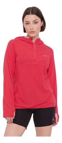 Polerón Outdoor Mujer Waffle Fucsia Corona