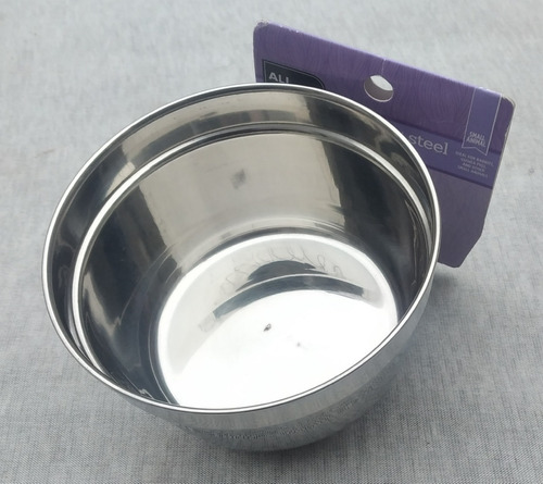 Comedero Para Jaula, Para Pequeños Animales, Acero Inox.