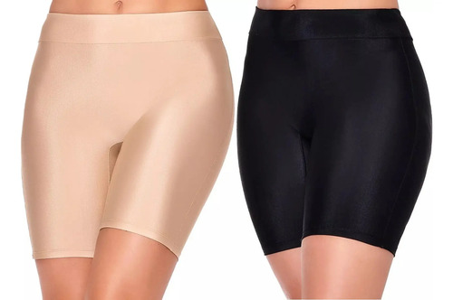 173002 Paquete 2 Blumer Ilusion Fondo Short Falda Ajustado
