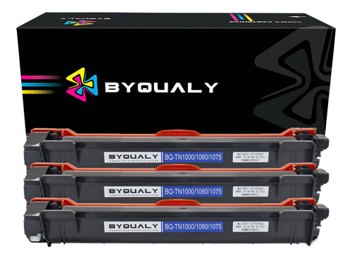 Kit 3x Toner Byqualy Compatível Para Brother Hl1202 Hl1212w