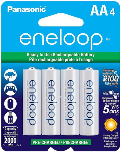 Baterias Eneloop De Panasonic 4aa. Made In Japan