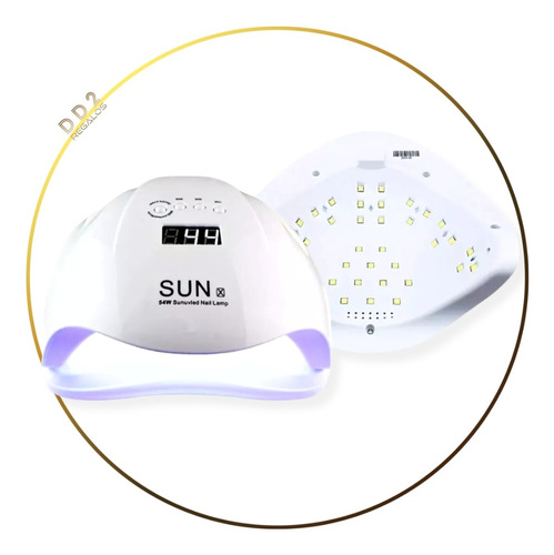 Cabina Uv/led Sun X 54w Uñas Esculpidas Gelificadas Manicura