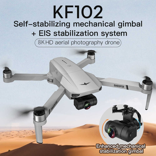 Kf102 Gps 4k Hd Cámara Profesional Drone Rc Distancia 1200m