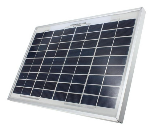 Panel Solar Policristalino 10w/12v, Cable Y Plug
