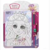 Set De Dibujo Y Maquillaje Para Niñas Incluye Uñas Postizas