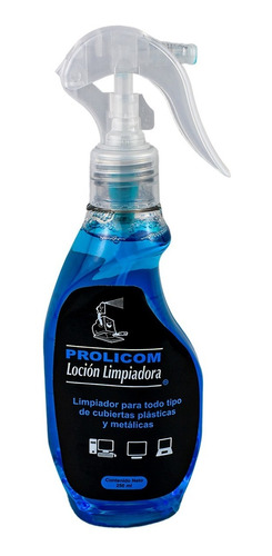 Limpiador Metal Plástico Computadoras Prolicom  250 Ml