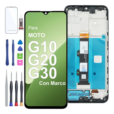 Para Motorola Moto G10/ G20/ G30 Pantalla Incell Con Marco