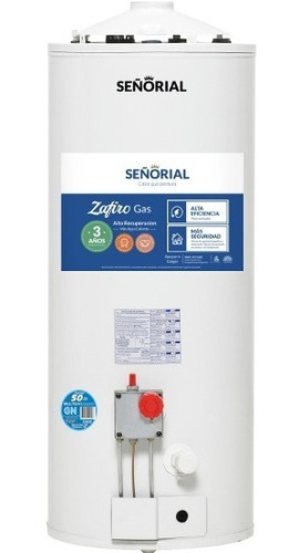 Termotanque Multigas Señorial Zafiro 50lts Alta Recuperacion