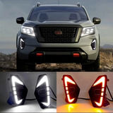 Faros Niebla Np300 Frontier 2021 2022 Solo Rejilla Leddrl  *