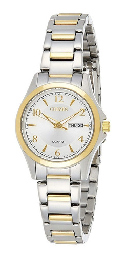 Reloj Citizen Mujer Eq0595-55a Acero Agente Oficial Envío