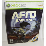 Afro Samurai -completo Manual Y Caja De Cartón Para Xbox 360