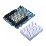 Protoshield Para Arduino + Mini Protoboard - Pronta Entrega!