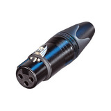 Conector Xlr Neutrik Hembra Negro Nc3fxxbag