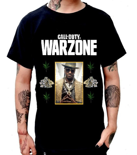 Playera Warzone Call Of Duty Vanguard Snoop Dog Skin 
