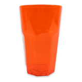 Vaso Facetado Cristal Multicolor 350ml Policarbonato 