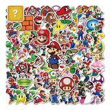 Stickers Calcomanias Pegatinas Súper Mario Bros Nintendo X50