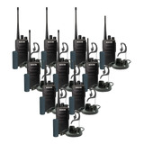 10 Radios Uhf Pro1000 16 Canales Compatible Kenwood Motorola