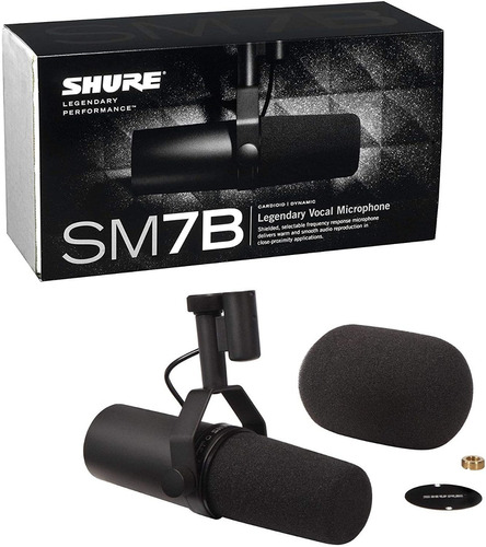 Micrófono Shure Para Estudio Sm7b Vocal Blk