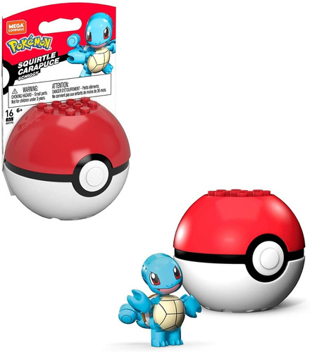 Mega Construx Pokemon Squirtle Con Pokeball