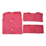 Camisas Bayetilla Roja  Para Bebé X 3