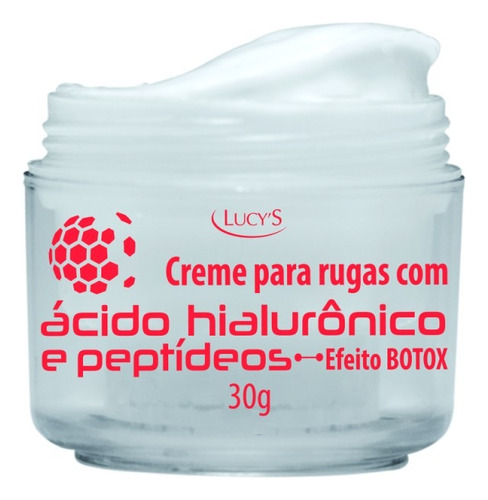 Creme Anti Rugas Ácido Hialurônico Com Efeito Botox - 30g