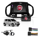 Kit Multimídia Mp5 2 Din 7 Bt Espelha Universal Fiat Uno Câm