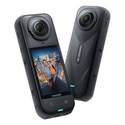 Cámara De Acción Insta360 X5 Standard Bundle 8k 360° Negro | Meses sin interés
