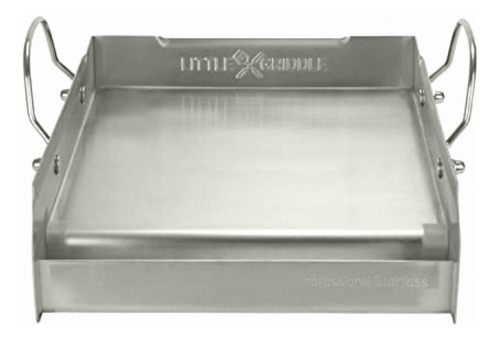 Little Griddle Gq-120 Q Gq120 100% Acero Inoxidable Plancha