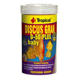 Alimento Tropical Discus Gran D50 Plus Baby Peces Disco 130g