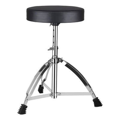 Banco Para Batería Drum Taburete Asiento De Tambor Ajustable, Banco Altura Ajustable, Trono De Tambor, Drum Throne De... Negro