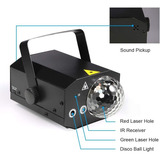 Lunsy Party Lights Disco Ball Light 2 En 1, Sonido Activado