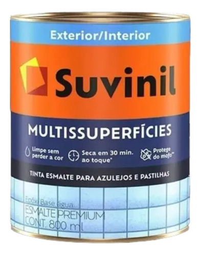 Tinta Epóxi Base Água Marrom Suvinil Multisuperficie 800ml