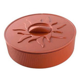 Tortillero Plástico Terracota 25 Cm Nordicware Color Rojo