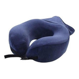 Cojin Cervical Y Almohada Con Memory Foam 2 En 1 Azul