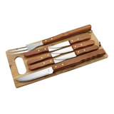 Kit De Cubiertos Utensilios Acero Inoxidable Asador Parrilla