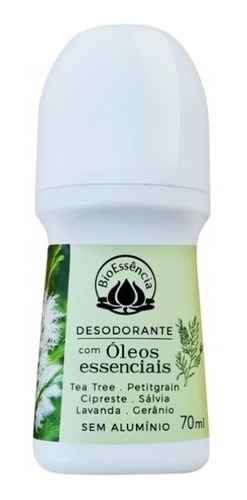 Kit 6 Desodorante Com Óleos Essenciais - 70ml Bioessência