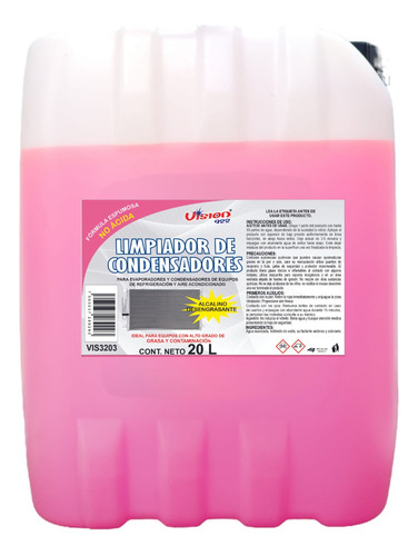 Foam Cleaner Limpiador De Serpentines Alcalino 20 L 